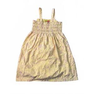 Penelope Mack 8 Girls Yellow Floral Embroidered Spring Dress